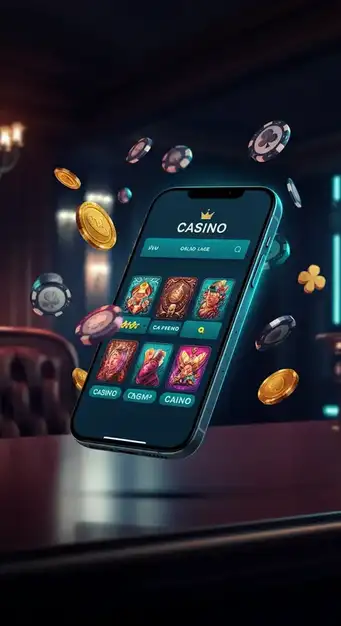 Übersicht der Stonevegas Casino Homepage mit Willkommensbonus, Spielauswahl und Bonuskrabbe